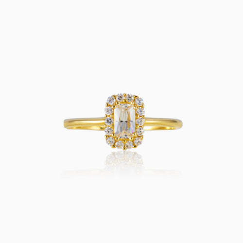 Rectangle halo ring