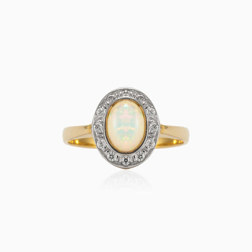 Vintage prsten s opálem