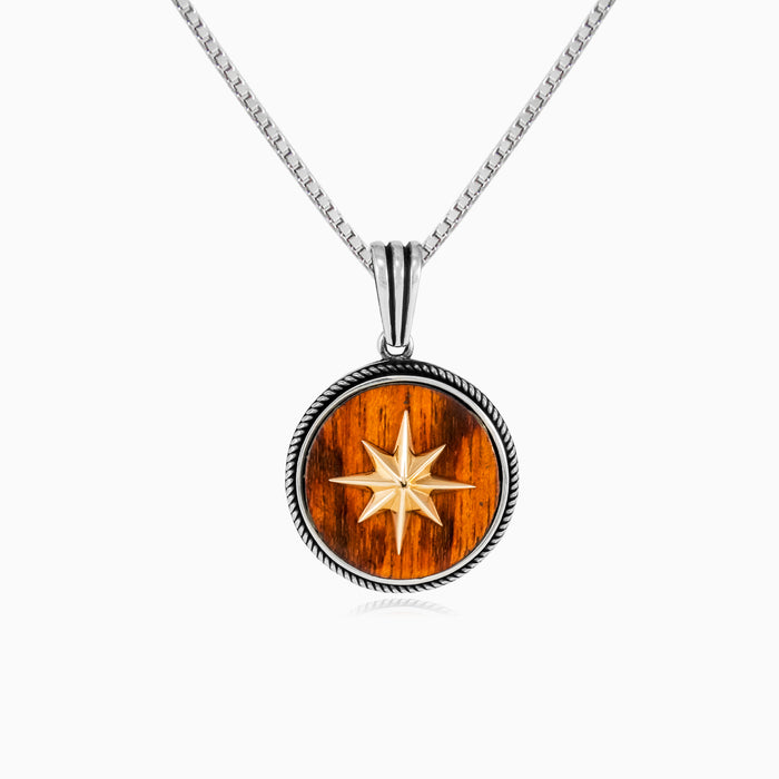 Tiger rose wind pendant