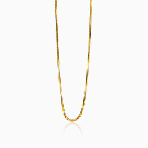 Gold plated snake chain