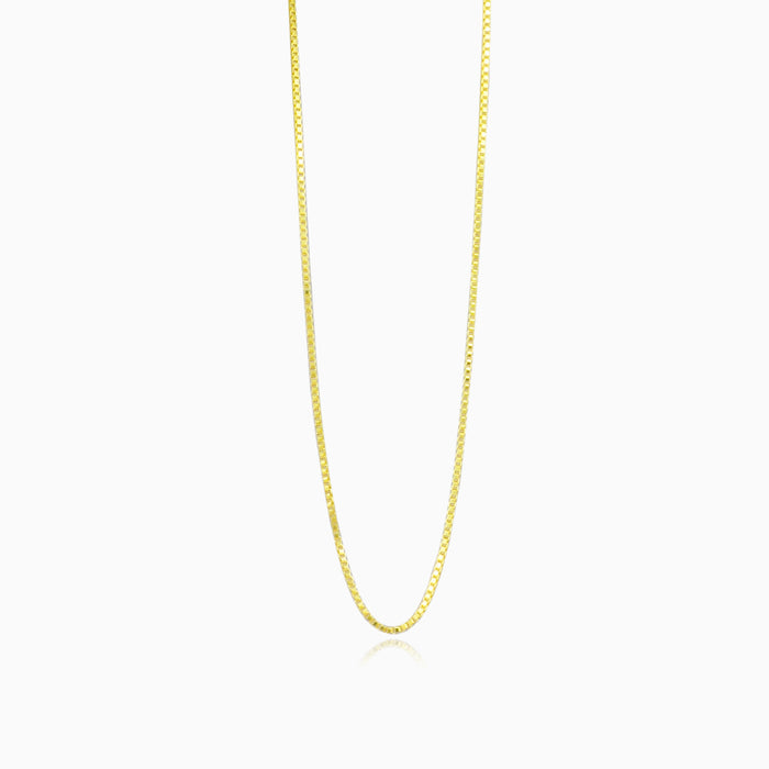 Zlatý řetízek box chain