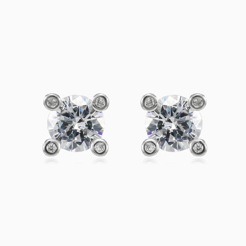 Crown stud earrings