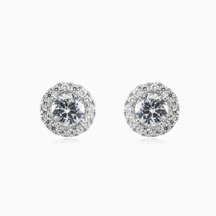 Royal halo studs