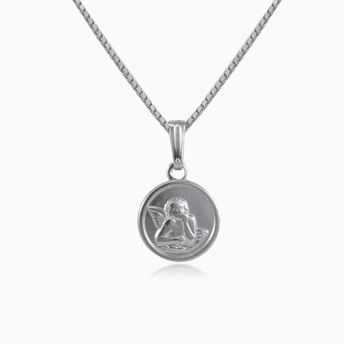Silver angel pendant