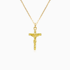 Unique gold crucifix