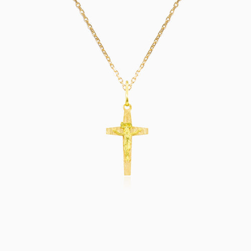  Vintage zlatý kříž