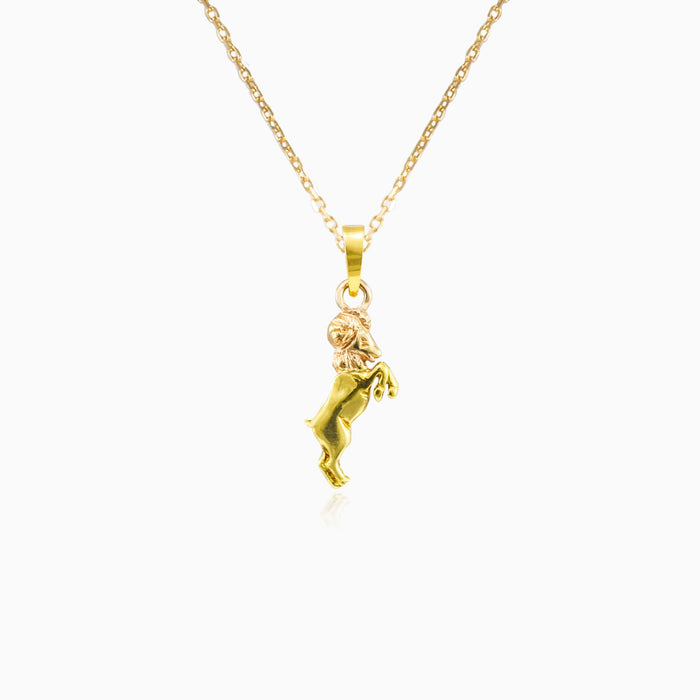 Gold-Aries-Sternzeichen-Anhänger