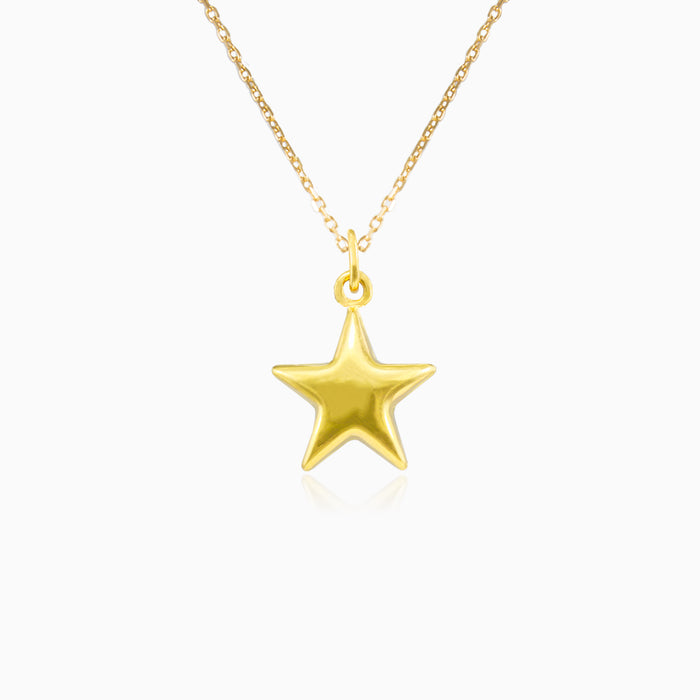 Gold-Stern-Anhänger