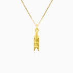 The powder tower gold pendant