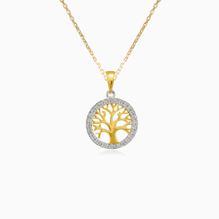 Arbre de vie doré brillant