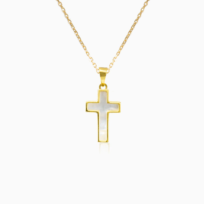Perlmutt-Gold-Kreuz
